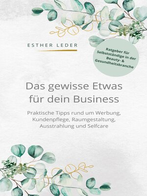 cover image of Das gewisse Etwas für dein Business